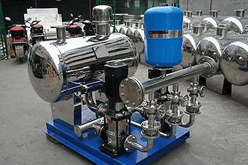 Automatic water supply system for large industrial boilers