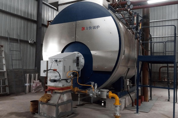 Industrial gas steam boiler