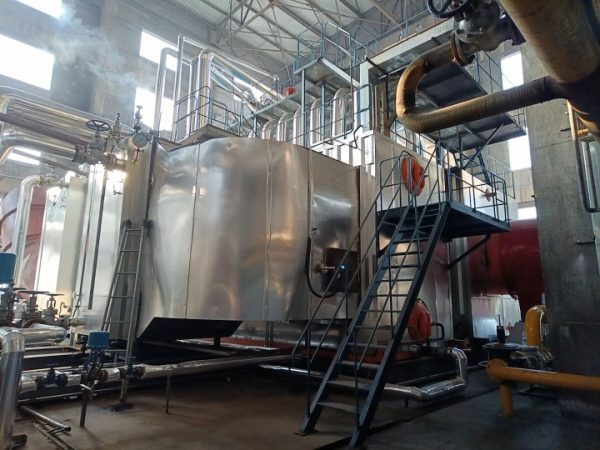 Oil-fired gas superheated steam boiler