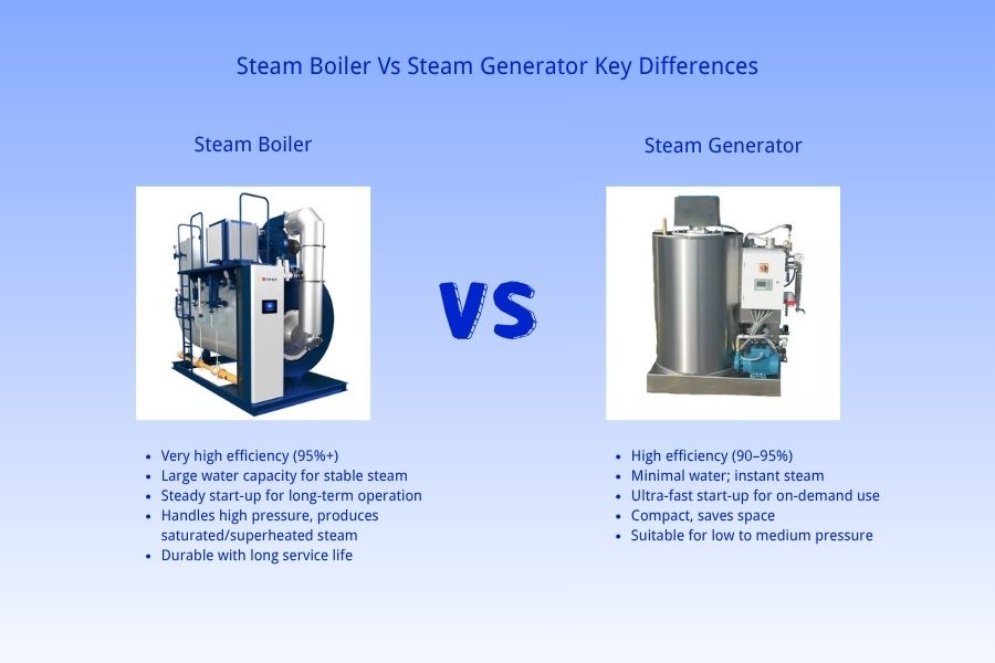 Steam Boiler Vs Steam Generator Key Differences