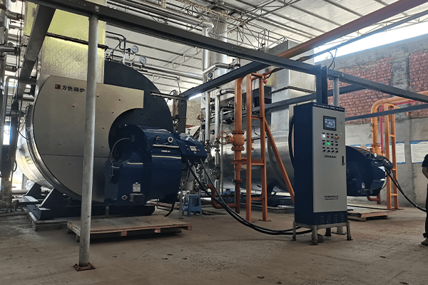 Condensing gas steam boiler e7