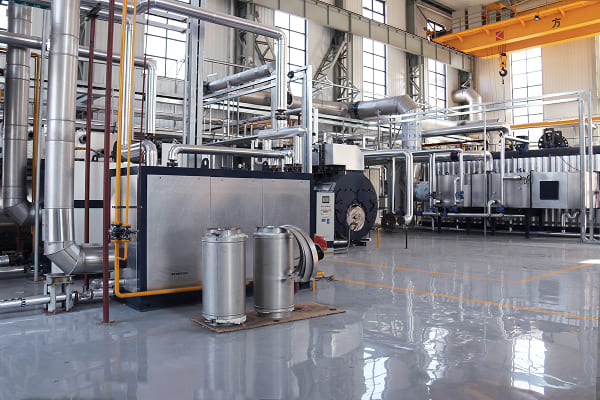 New boiler in the laboratory