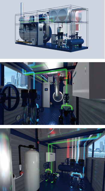 Skid-mounted boiler system