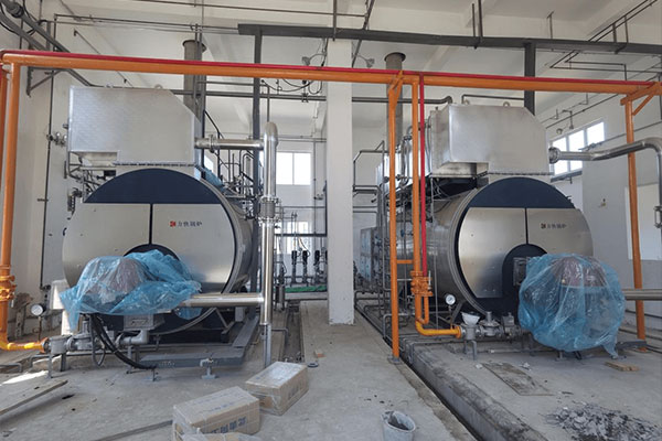Condensing oil steam boiler 